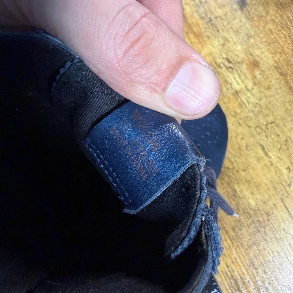 Cole Haan Zerogrand W05488 Navy Suede Wingtip Oxford Womens 10B